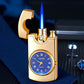 Briquet Métallique Coupe-Vent Gonflable avec Montre