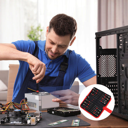 Ensemble de 16 tournevis magnétiques portables et durables