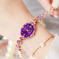 Montre à quartz élégante et étanche pour femme