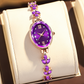 Montre à quartz élégante et étanche pour femme