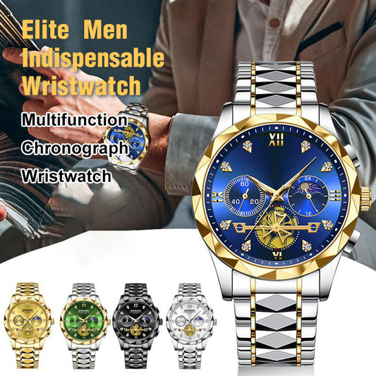 ⌚Nouvelle montre-bracelet chronographe multifonction à 6 aiguilles