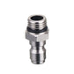💧🔧 Buse Rotative Haute Pression pour Curage de Canalisations – Jets Avant & Arrière, Acier Inoxydable, Filetages 1/4" et 3/8"