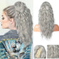 ⏳Réduction limitée de 50%🎁18 Inch Curly Wavy Frizzy Hair Extension with Ponytail