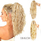⏳Réduction limitée de 50%🎁18 Inch Curly Wavy Frizzy Hair Extension with Ponytail