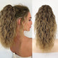 ⏳Réduction limitée de 50%🎁18 Inch Curly Wavy Frizzy Hair Extension with Ponytail