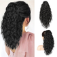 ⏳Réduction limitée de 50%🎁18 Inch Curly Wavy Frizzy Hair Extension with Ponytail