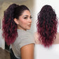 ⏳Réduction limitée de 50%🎁18 Inch Curly Wavy Frizzy Hair Extension with Ponytail