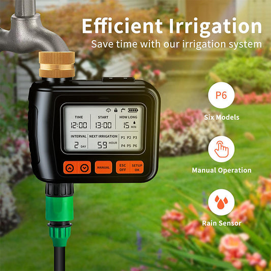 🌸dispositif d'arrosage🌸 Large LCD Display Water Timer for Garden House