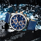 ⌚Montre à quartz élégante et décontractée pour homme avec cadran lumineux