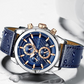 ⌚Montre à quartz élégante et décontractée pour homme avec cadran lumineux