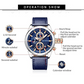 ⌚Montre à quartz élégante et décontractée pour homme avec cadran lumineux