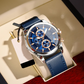 ⌚Montre à quartz élégante et décontractée pour homme avec cadran lumineux