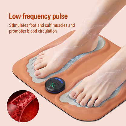 😍Tapis de massage des pieds à impulsion micro-électrique EMS