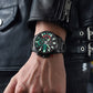 ⌚Montre à quartz avec bracelet en acier pour homme