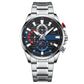 ⌚Montre à quartz avec bracelet en acier pour homme