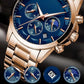 ⌚Montre à quartz en acier inoxydable pour hommes
