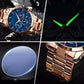 ⌚Montre à quartz en acier inoxydable pour hommes