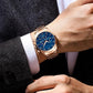 ⌚Montre à quartz en acier inoxydable pour hommes