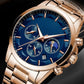 ⌚Montre à quartz en acier inoxydable pour hommes