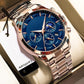 ⌚Montre à quartz en acier inoxydable pour hommes