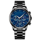 ⌚Montre à quartz en acier inoxydable pour hommes