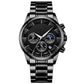 ⌚Montre à quartz en acier inoxydable pour hommes