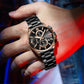 ⌚Montre-bracelet d'affaires en acier inoxydable pour homme