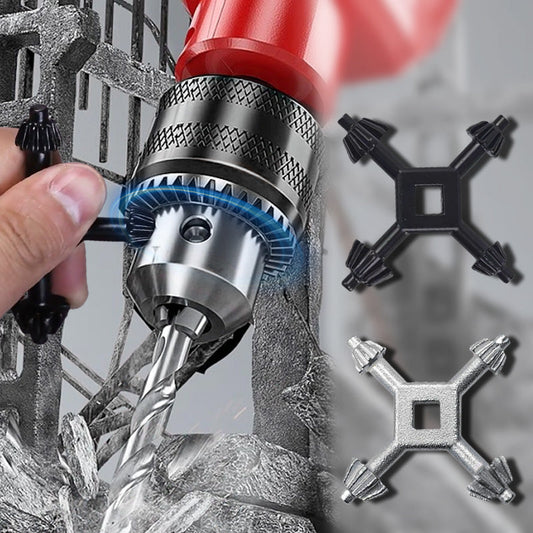 4 en 1 Clé de mandrin pour perceuse électrique