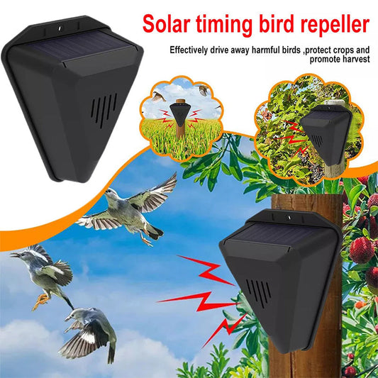 🕊️✨Wasserdichter Solar-Vogelabwehr für den Außenbereich