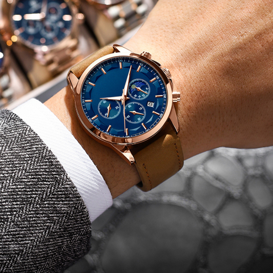 ⌚Montre-bracelet d'affaires étanche pour homme