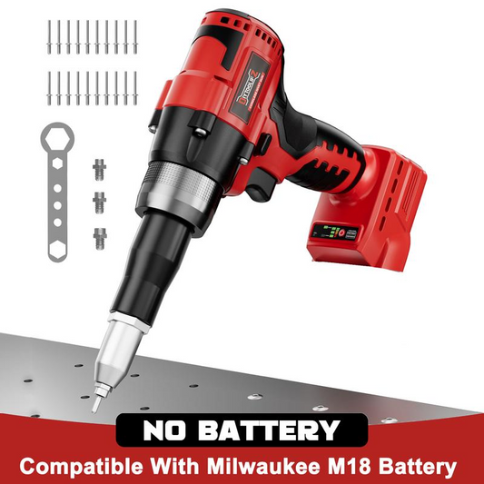🔥Riveteuse portative sans balais 21 V avec rivets en aluminium et boîte de rangement