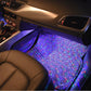 🚗Lot de 4 lumières étoilées USB pour intérieur de voiture (7 couleurs à commande vocale avec télécommande)