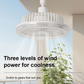 Ventilateur de plafond rotatif à 360 degrés E27 avec télécommande