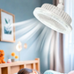 Ventilateur de plafond rotatif à 360 degrés E27 avec télécommande
