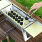 ⏳Réduction limitée de 50%🎁Den hopfällbara utomhusgrillen i rostfritt stål