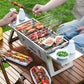 ⏳Réduction limitée de 50%🎁Den hopfällbara utomhusgrillen i rostfritt stål