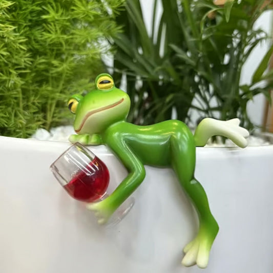 🐸Vente de printemps, 50 % de réduction🍃Décorations de pots de fleurs en forme de grenouille
