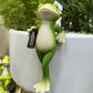 🐸Vente de printemps, 50 % de réduction🍃Décorations de pots de fleurs en forme de grenouille