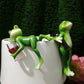 🐸Vente de printemps, 50 % de réduction🍃Décorations de pots de fleurs en forme de grenouille