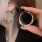 💖50% OFF💖Boucles d'oreilles circulaires avec zircon