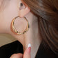💖50% OFF💖Boucles d'oreilles circulaires avec zircon