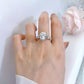 ⏳Bague spéciale⌛5 carats en argent sterling Clair de lune limitée dans le temps