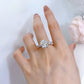 ⏳Bague spéciale⌛5 carats en argent sterling Clair de lune limitée dans le temps
