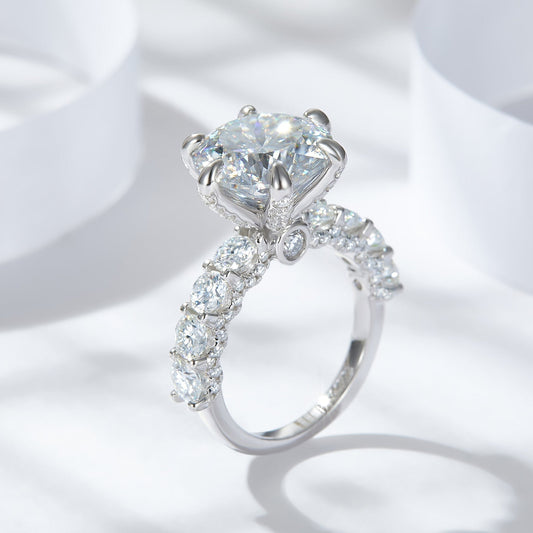 ⏳Bague spéciale⌛5 carats en argent sterling Clair de lune limitée dans le temps