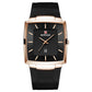 ⌚Montre à quartz pour hommes, ceinture en maille carrée ultra-mince