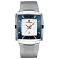 ⌚Montre à quartz pour hommes, ceinture en maille carrée ultra-mince