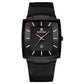⌚Montre à quartz pour hommes, ceinture en maille carrée ultra-mince