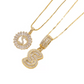 ✨Collier avec pendentif lettre de l'alphabet en or