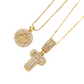✨Collier avec pendentif lettre de l'alphabet en or