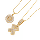 ✨Collier avec pendentif lettre de l'alphabet en or